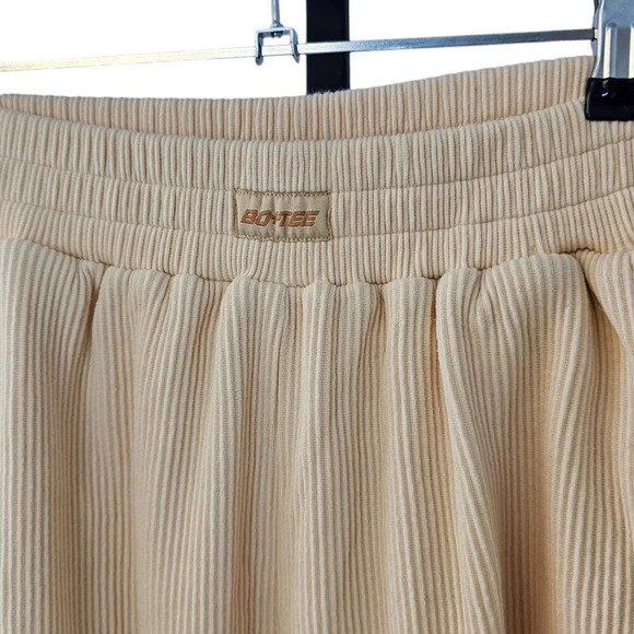 Bo+Tee Womens Slow It Down  Ribbed Lined Joggers Size Small High Rise - Picture 5 of 8